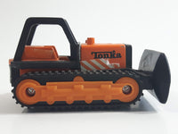 2003 Hasbro Tonka Bulldozer Orange and Black Die Cast Toy Car Vehicle McDonald's Happy Meal