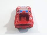 Rare Vintage Yatming Style Lamborghini Countach #45 Red Die Cast Toy Exotic Car Vehicle with Opening Rear Hood Made in Hong Kong