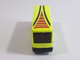 Unknown Brand Tour Bus Fluorescent Yellow Die Cast Toy Car Vehicle