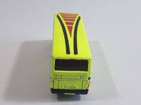 Unknown Brand Tour Bus Fluorescent Yellow Die Cast Toy Car Vehicle