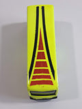 Unknown Brand Tour Bus Fluorescent Yellow Die Cast Toy Car Vehicle