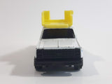 Unknown Brand Universal Air Lines Stepside Pickup Aircraft Passenger Stairs Truck White Die Cast Toy Car Vehicle