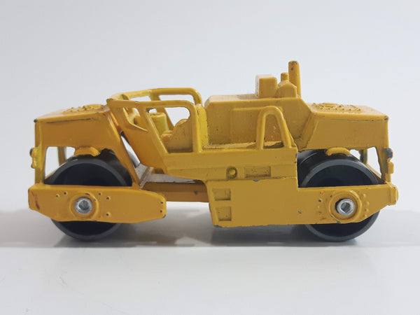 Unknown Brand MP 001 Road Roller Yellow Die Cast Toy Car Construction Machinery Vehicle