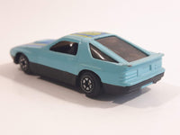 Yatming No. 807 Mazda RX-7 Turbo Super 8 Light Blue Die Cast Toy Car Vehicle