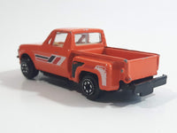 1980s Yatming Chevrolet LUV Stepside Pickup Truck Orange No. 1700 Die Cast Toy Car Vehicle