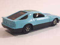 Yatming No. 807 Mazda RX-7 Turbo Super 8 Light Blue Die Cast Toy Car Vehicle