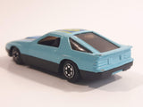 Yatming No. 807 Mazda RX-7 Turbo Super 8 Light Blue Die Cast Toy Car Vehicle