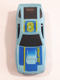 Yatming No. 807 Mazda RX-7 Turbo Super 8 Light Blue Die Cast Toy Car Vehicle