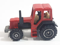 Welly No. 9131 Farm Tractor Red Die Cast Toy Car Vehicle