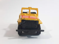 Summer Marz Karz S-8634 Jeep 4x4 Yellow Die Cast Toy Car Vehicle