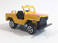 Summer Marz Karz S-8634 Jeep 4x4 Yellow Die Cast Toy Car Vehicle