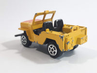 Summer Marz Karz S-8634 Jeep 4x4 Yellow Die Cast Toy Car Vehicle