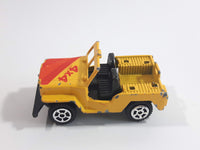 Summer Marz Karz S-8634 Jeep 4x4 Yellow Die Cast Toy Car Vehicle