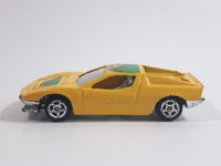 Summer Marz Karz No. 8805 Ferrari Testarossa '2001' Yellow Die Cast Toy Exotic Race Car Vehicle