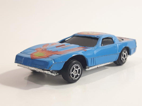 Summer Marz Karz No. s8564F Chevrolet Corvette #11 Blue Die Cast Toy Car Vehicle