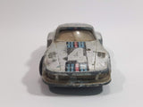 Vintage Zee Toys Dyna Wheels D55 Porsche 935 Turbo #4 Silver Grey Die Cast Toy Car Vehicle