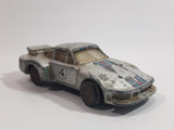 Vintage Zee Toys Dyna Wheels D55 Porsche 935 Turbo #4 Silver Grey Die Cast Toy Car Vehicle