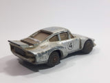 Vintage Zee Toys Dyna Wheels D55 Porsche 935 Turbo #4 Silver Grey Die Cast Toy Car Vehicle