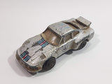 Vintage Zee Toys Dyna Wheels D55 Porsche 935 Turbo #4 Silver Grey Die Cast Toy Car Vehicle