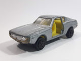 Vintage Zylmex P330 Toyota Celica Silver Grey Die Cast Toy Car Vehicle with Opening Doors