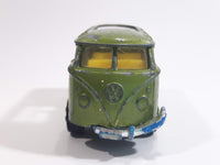 Very Rare HTF Vintage PlayArt Volkswagen VW Station Wagon Van Bus Green Die Cast Toy Car Vehicle