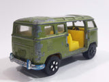 Very Rare HTF Vintage PlayArt Volkswagen VW Station Wagon Van Bus Green Die Cast Toy Car Vehicle