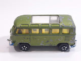 Very Rare HTF Vintage PlayArt Volkswagen VW Station Wagon Van Bus Green Die Cast Toy Car Vehicle