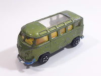 Very Rare HTF Vintage PlayArt Volkswagen VW Station Wagon Van Bus Green Die Cast Toy Car Vehicle