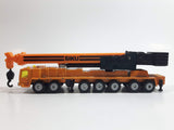 Siku 1623 1830 7-Axle Mega Lift Crane Yellow Orange Die Cast Toy Car Construction Building Equipment Vehicle