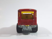 Majorette No. 277 Toyota 4x4 Red 1/53 Scale Die Cast Toy Car Vehicle with Opening Rear Window