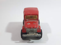 Majorette No. 277 Toyota 4x4 Red 1/53 Scale Die Cast Toy Car Vehicle with Opening Rear Window