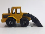 Vintage Majorette Tracto Bull Dozer Front End Loader No. 211 & 263 Yellow Black 1/87 Scale Die Cast Toy Construction Equipment Vehicle