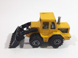 Vintage Majorette Tracto Bull Dozer Front End Loader No. 211 & 263 Yellow Black 1/87 Scale Die Cast Toy Construction Equipment Vehicle