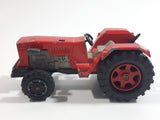 Vintage Majorette Farm Tractor Red 1/36 Scale Die Cast Toy Car Farming Machinery  Vehicle