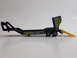 Vintage Majorette Auto Hauler Transport Trailer Auto Line 5 Black 1/87 Scale Die Cast Toy Car  Vehicle