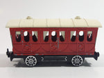 Vintage Majorette Train Passenger Car Red 1/87 Scale Die Cast Toy Car Vehicle