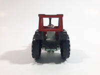 Majorette Tracteur Tractor No. 208 Red and Black Die Cast Toy Farm Machinery Vehicle