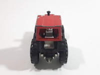 Majorette Tracteur Tractor No. 208 Red and Black Die Cast Toy Farm Machinery Vehicle