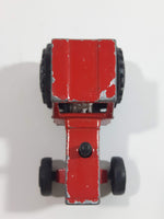 Majorette Tracteur Tractor No. 208 Red and Black Die Cast Toy Farm Machinery Vehicle