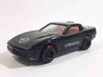 Rare Majorette Novacar No. 103 Chevrolet Corvette Black Die Cast Plastic Body Toy Race Car Vehicle