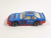 Unknown Brand Eddie Ellis #38 Stock Car United Racing Beach Club Blue Die Cast Toy Race Car Vehicle