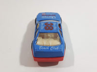 Unknown Brand Eddie Ellis #38 Stock Car United Racing Beach Club Blue Die Cast Toy Race Car Vehicle