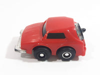 Vintage Nomura Turbo Red Plastic Friction Toy Car Vehicle with Spinning Rear Fan