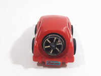 Vintage Nomura Turbo Red Plastic Friction Toy Car Vehicle with Spinning Rear Fan