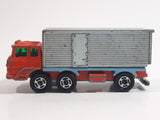 Vintage Tomica No. 79091 Fuso Truck Series 1/127 Scale Orange and Grey Die Cast Toy Cart Vehicle