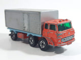 Vintage Tomica No. 79091 Fuso Truck Series 1/127 Scale Orange and Grey Die Cast Toy Cart Vehicle
