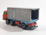 Vintage Tomica No. 79091 Fuso Truck Series 1/127 Scale Orange and Grey Die Cast Toy Cart Vehicle
