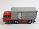 Vintage Tomica No. 79091 Fuso Truck Series 1/127 Scale Orange and Grey Die Cast Toy Cart Vehicle