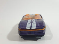 1997 Matchbox 1987 Corvette Convertible Metalflake Purple Die Cast Toy Car Vehicle