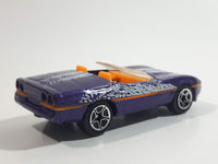 1997 Matchbox 1987 Corvette Convertible Metalflake Purple Die Cast Toy Car Vehicle